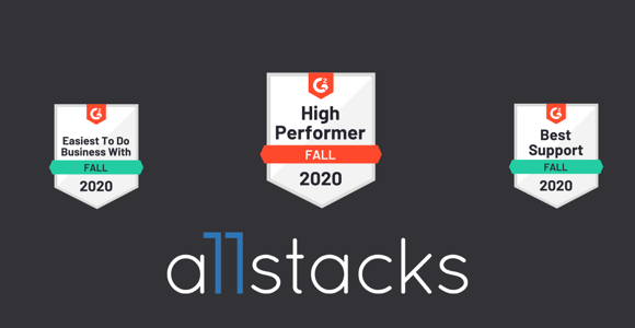 Allstacks Takes Lead in 3 major G2 Crowd Fall 2020 Reports